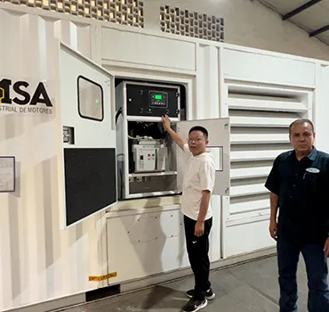 Instalación de nuevo generador de 2200 kVa en el laboratorio de pruebas especializado de SIMSA
